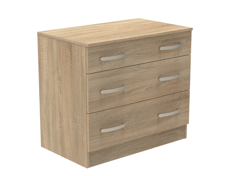 Amberley 3 Drawer Chest 800mm wide