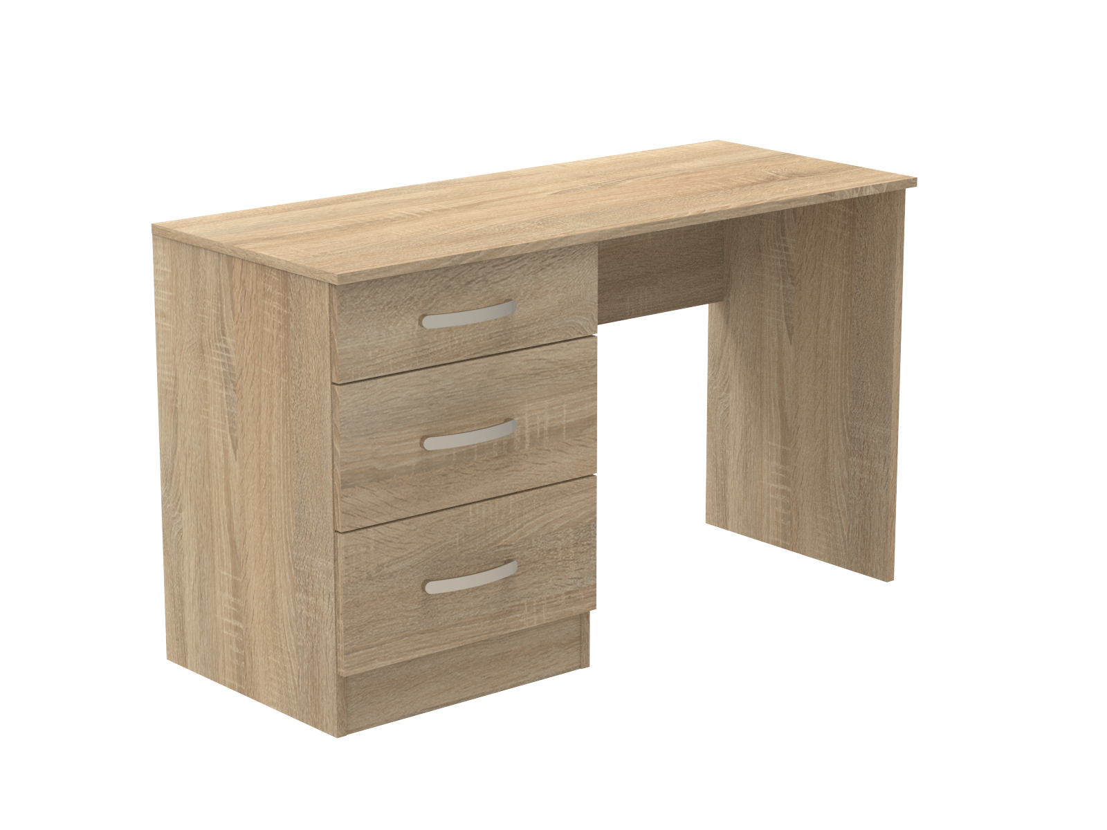 Caversham 3 Drawer Dressing Table 1200mm wide (Left Handed)