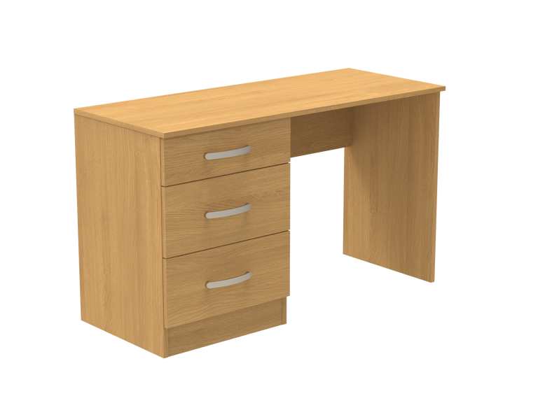 Caversham 3 Drawer Dressing Table 1200mm wide (Left Handed)