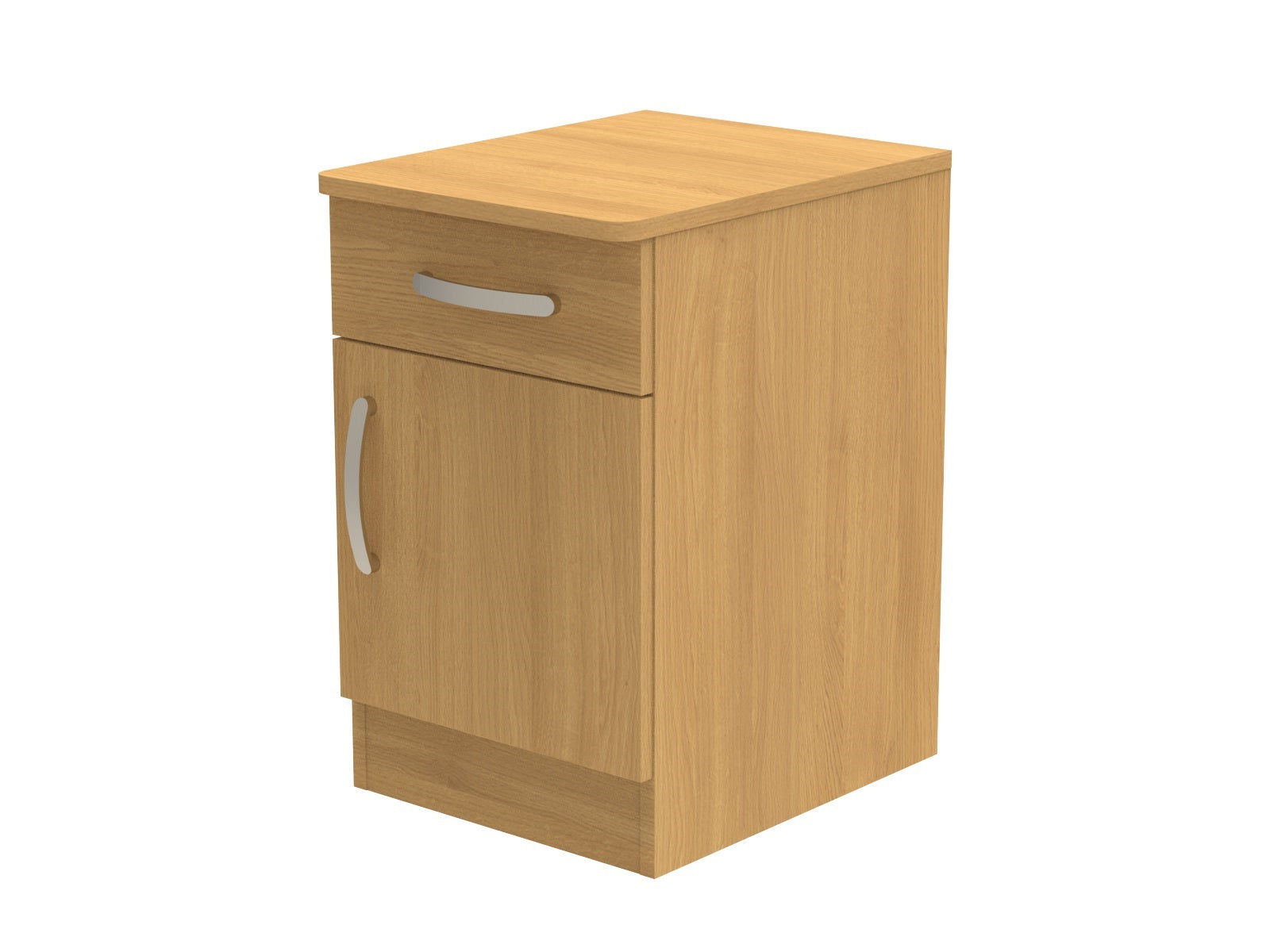 Amberley Single Drawer & Door Bedside Cupboard with Top Drawer Lock 400mm wide (Right Handed)