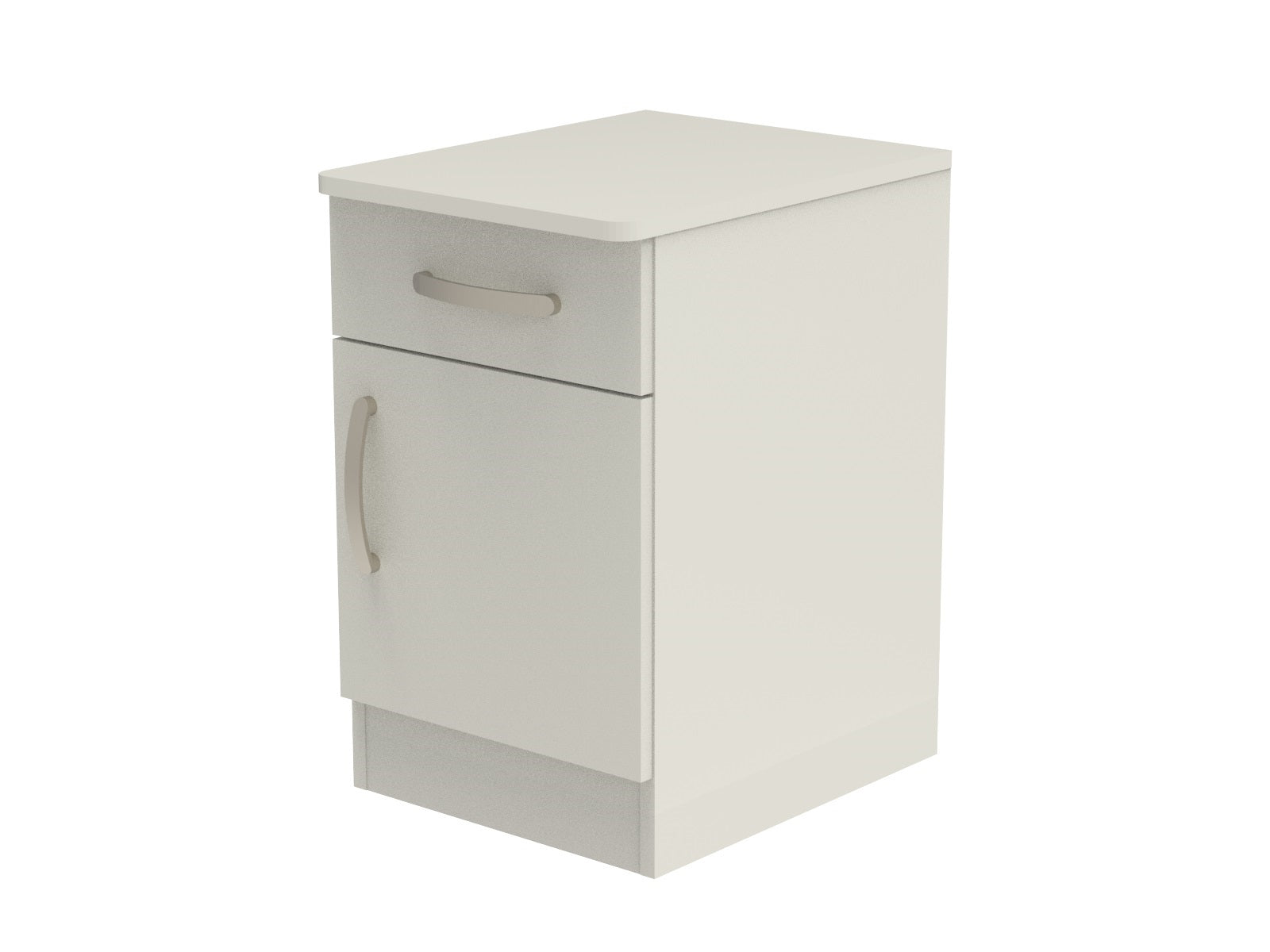 Amberley Single Drawer & Door Bedside Cupboard with Top Drawer Lock 400mm wide (Right Handed)