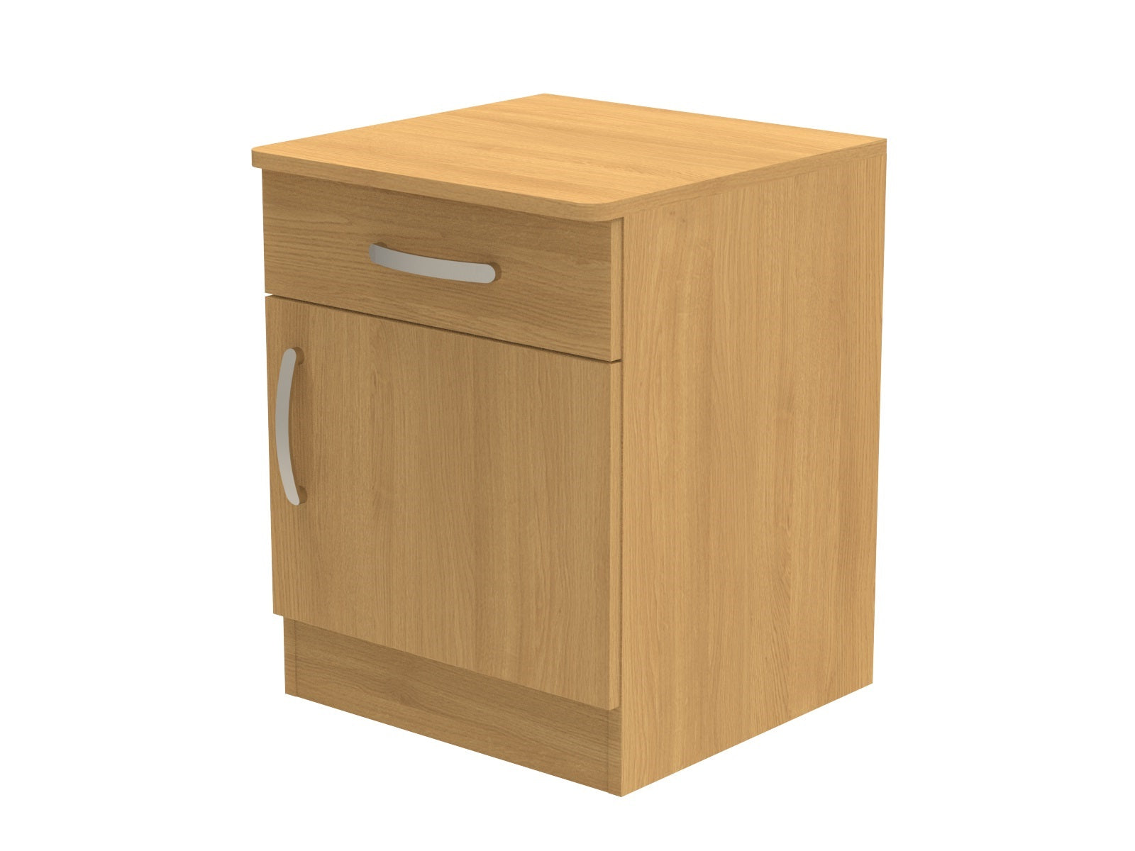 Amberley Single Drawer & Door Bedside Cupboard with Top Drawer Lock 500mm wide (Right Handed)