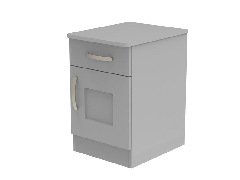 Caversham Single Drawer & Door Bedside Cupboard 400mm wide (Right Handed)