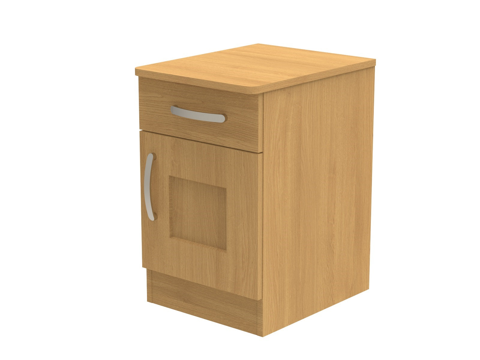 Caversham Single Drawer & Door Bedside Cupboard 400mm wide (Right Handed)