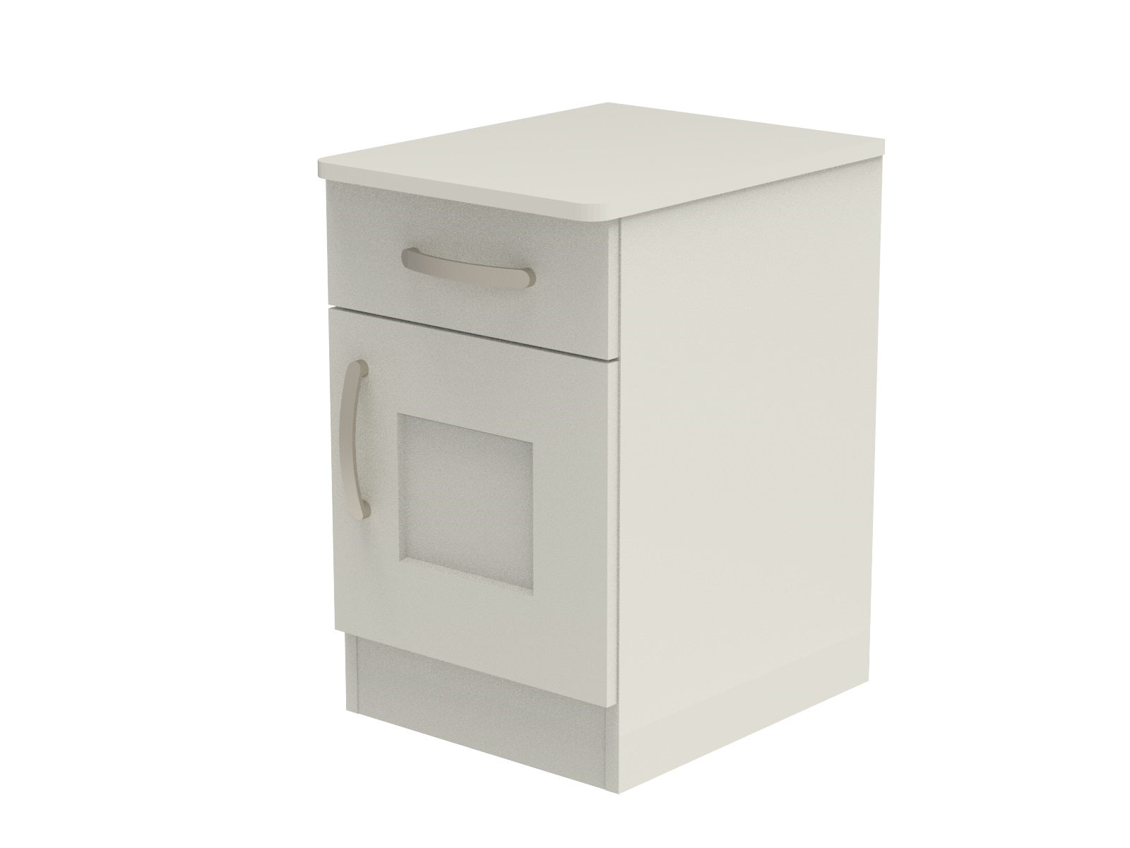 Caversham Single Drawer & Door Bedside Cupboard 400mm wide (Right Handed)