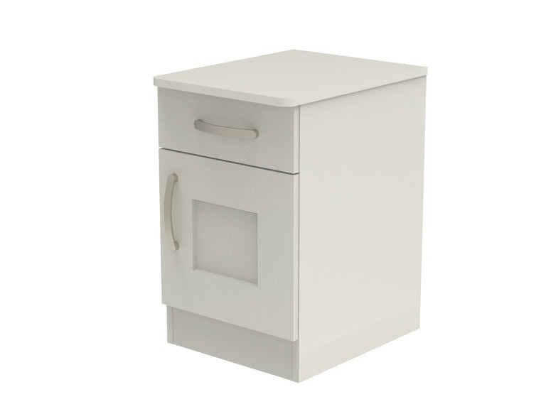 Caversham Single Drawer & Door Bedside Cupboard 400mm wide (Right Handed)