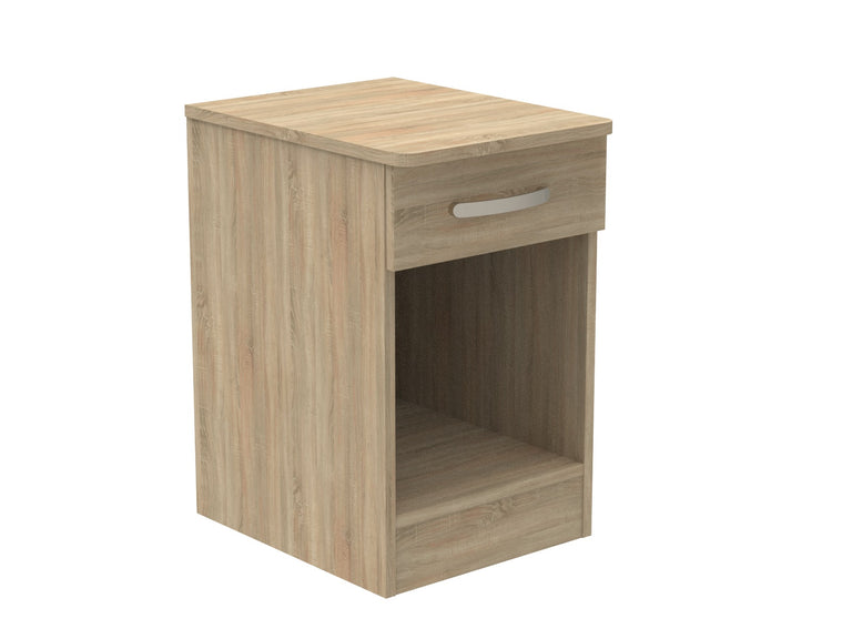 Amberley Single Drawer Bedside Chest with Top Drawer Lock 400mm wide