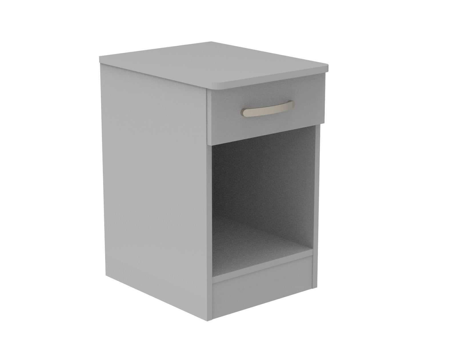 Caversham Single Drawer Bedside Chest with Top Drawer Lock 400mm wide