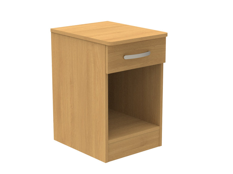 Amberley Single Drawer Bedside Chest with Top Drawer Lock 400mm wide