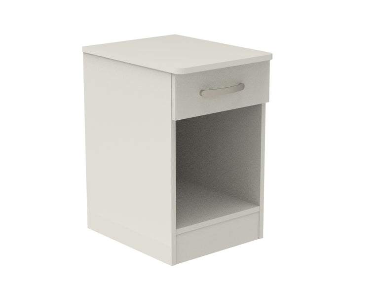 Amberley Single Drawer Bedside Chest with Top Drawer Lock 400mm wide
