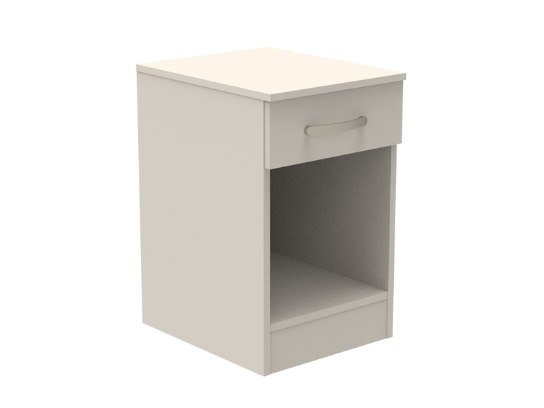Amberley Single Drawer Bedside Chest with Top Drawer Lock 400mm wide