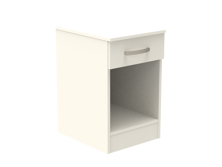 Amberley Single Drawer Bedside Chest with Top Drawer Lock 400mm wide