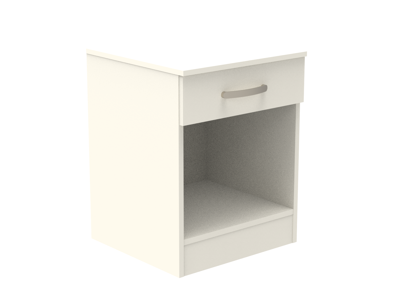 Caversham Single Drawer Bedside Chest with Top Drawer Lock 500mm wide