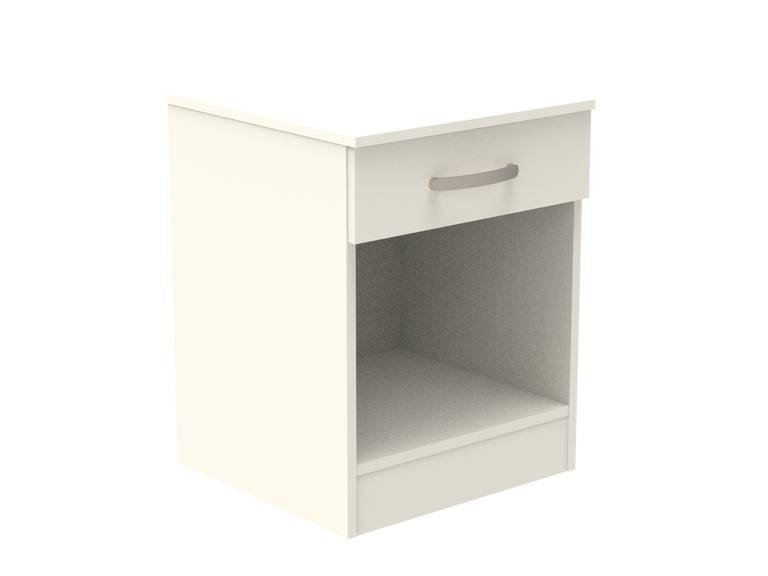 Amberley Single Drawer Bedside Chest with Top Drawer Lock 500mm wide