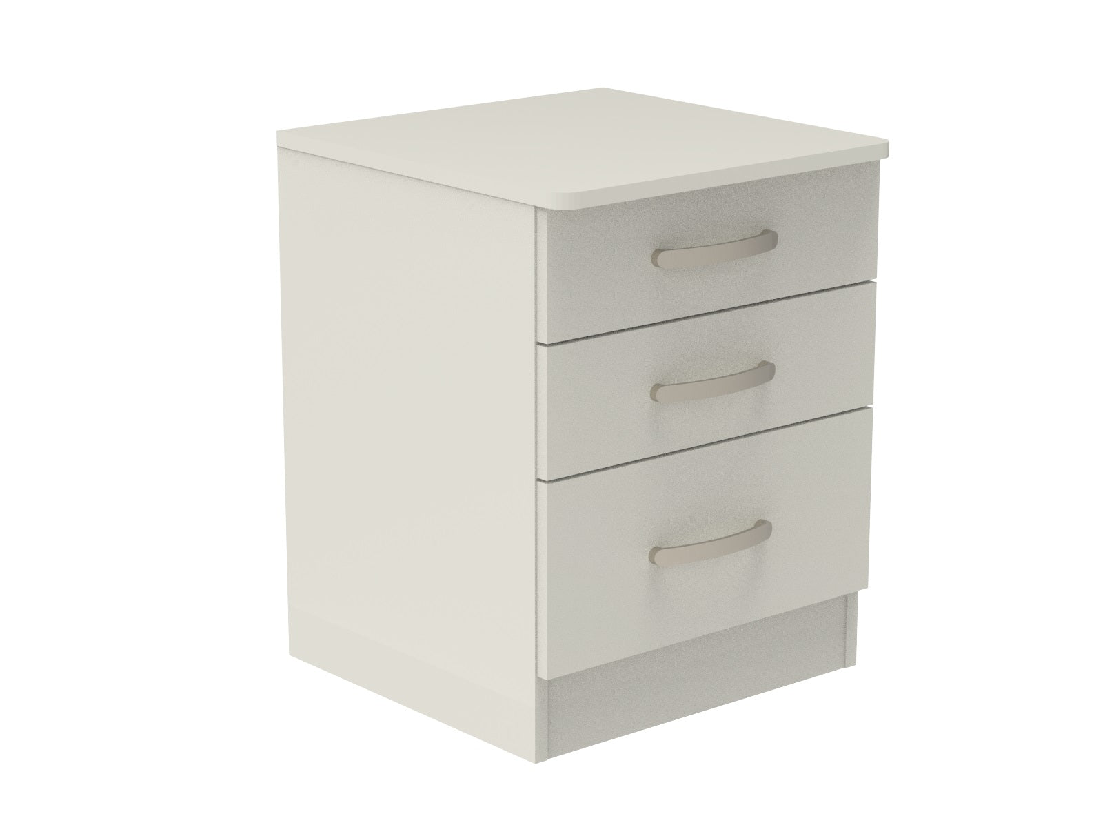 Amberley 3 Drawer Bedside Chest with Top Drawer Lock 500mm wide