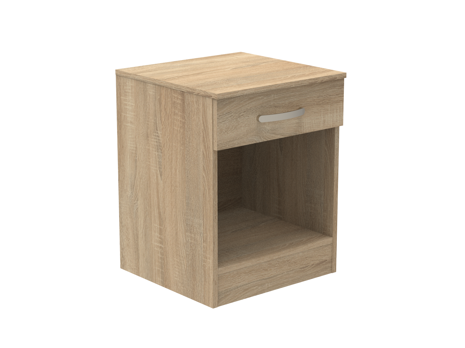 Amberley Single Drawer Bedside Chest with Top Drawer Lock 500mm wide