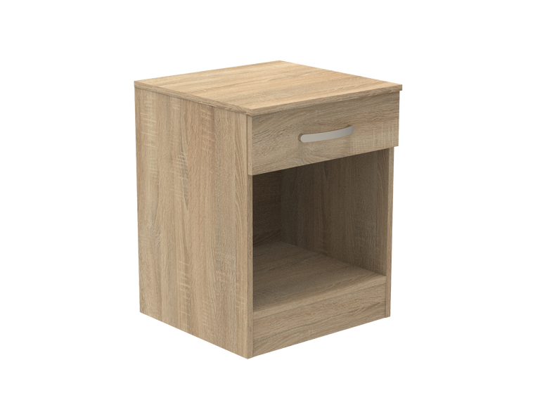 Caversham Single Drawer Bedside Chest with Top Drawer Lock 500mm wide
