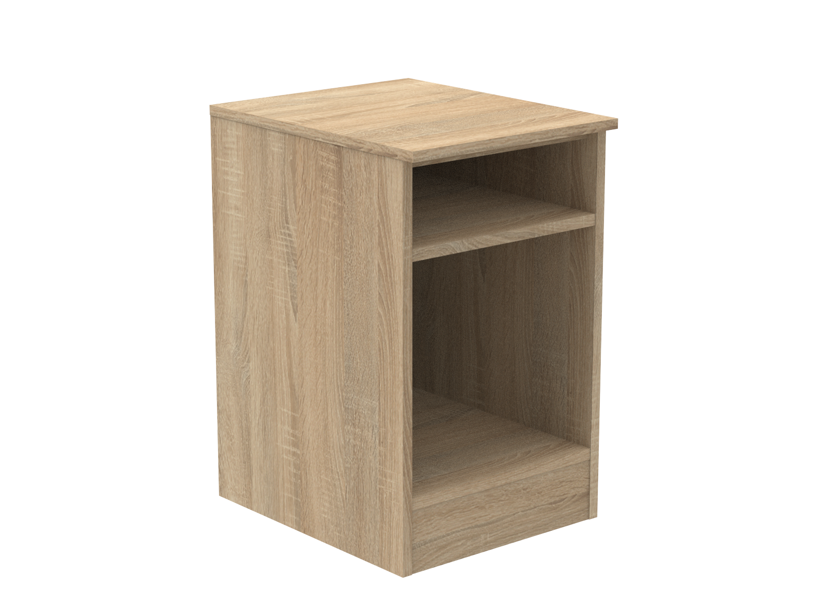 Caversham Open Shelf Bedside Cabinet 400mm wide