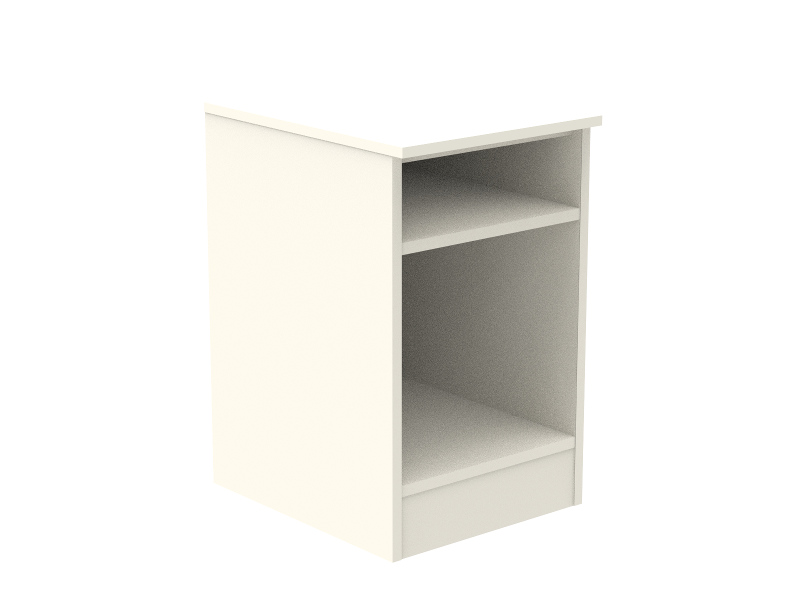 Amberley Open Shelf Bedside Cabinet 400mm wide