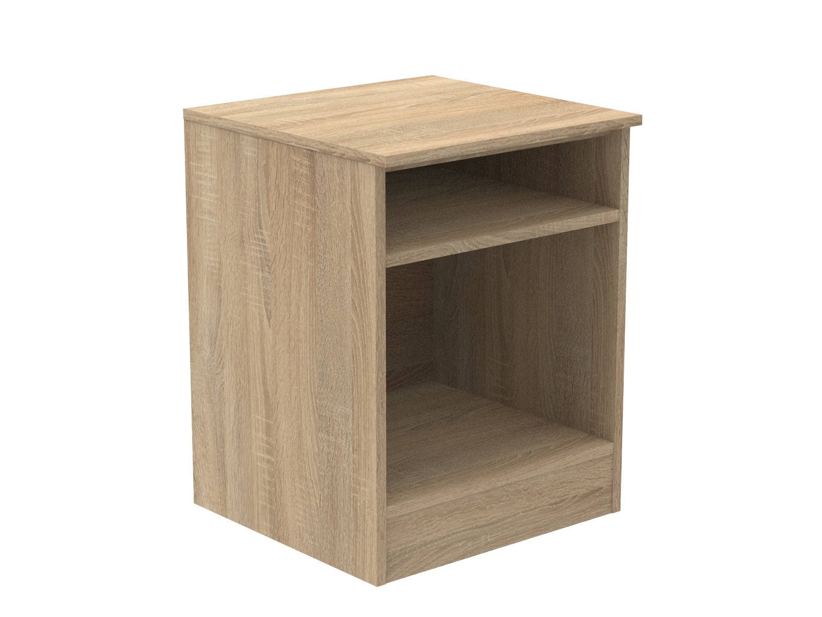 Amberley Open Shelf Bedside Cabinet 500mm wide