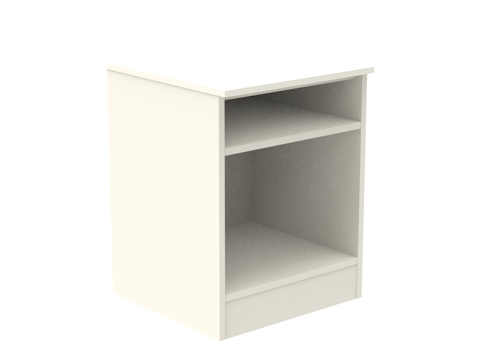 Amberley Open Shelf Bedside Cabinet 500mm wide