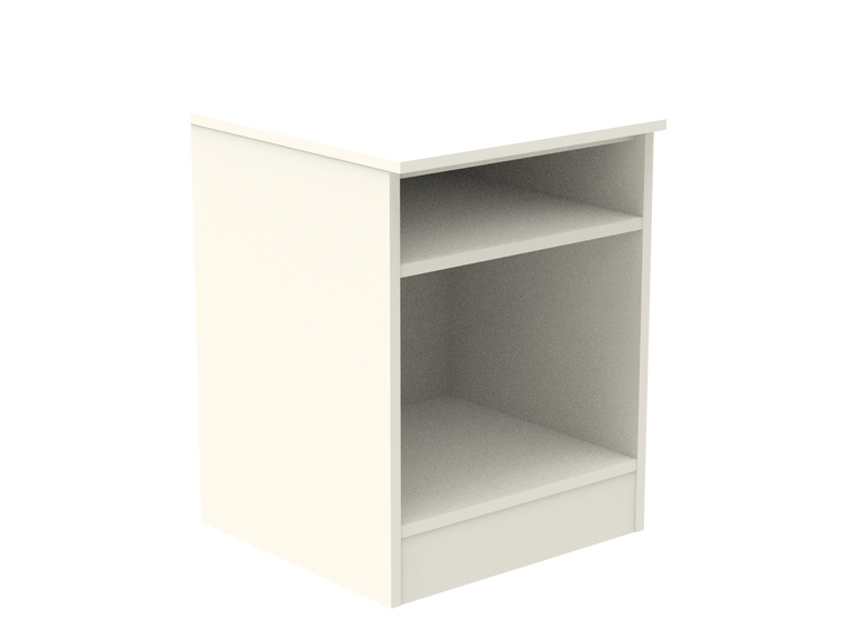 Caversham Open Shelf Bedside Cabinet 500mm wide