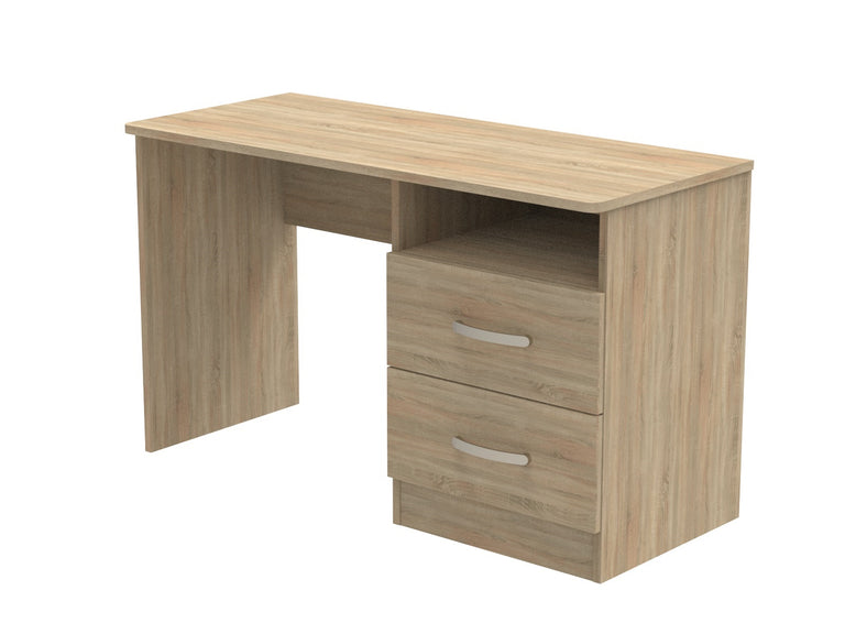 Amberley 2 Drawer Dressing Table with Open Shelf 1200mm wide (Right Handed)