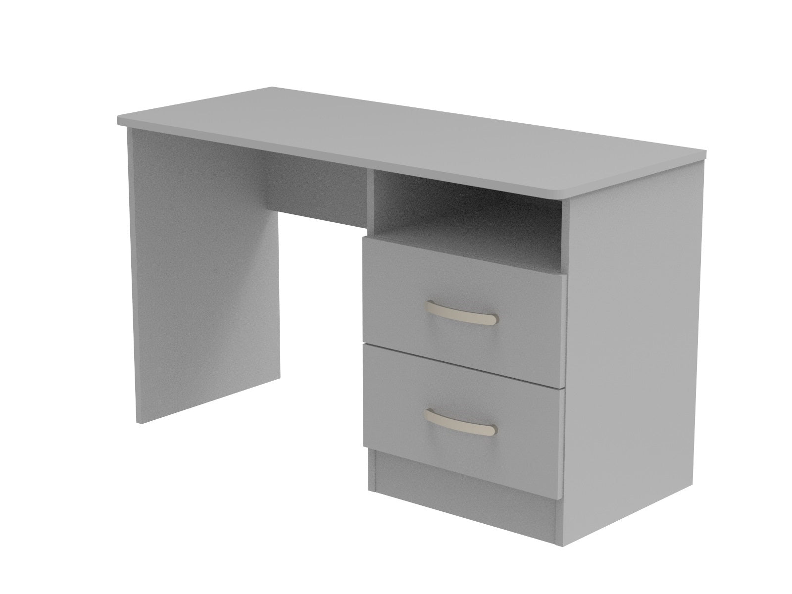 Amberley 2 Drawer Dressing Table with Open Shelf 1200mm wide (Right Handed)