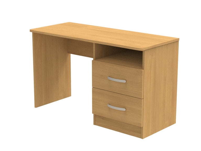 Amberley 2 Drawer Dressing Table with Open Shelf 1200mm wide (Right Handed)
