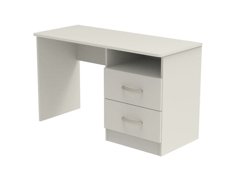 Caversham 2 Drawer Open Shelf Dressing Table 1200mm wide (Right Handed)