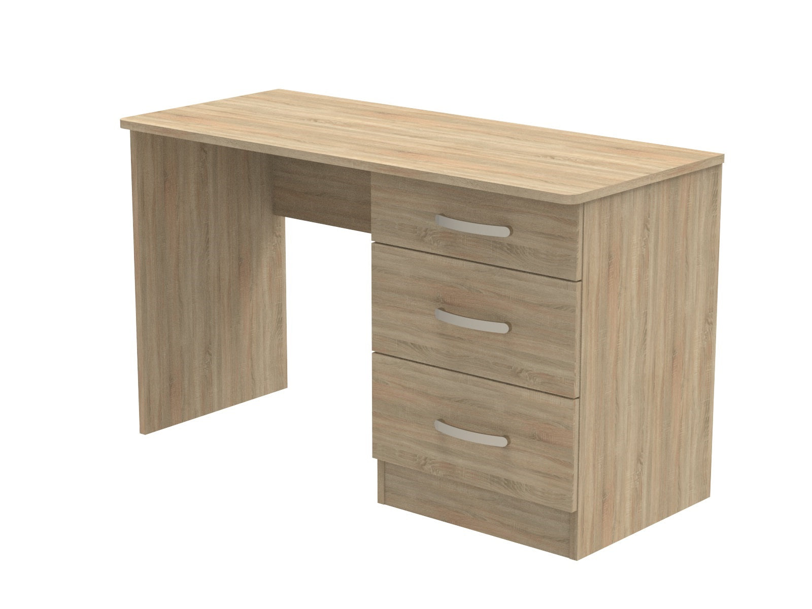 Caversham 3 Drawer Dressing Table 1200mm wide (Right Handed)
