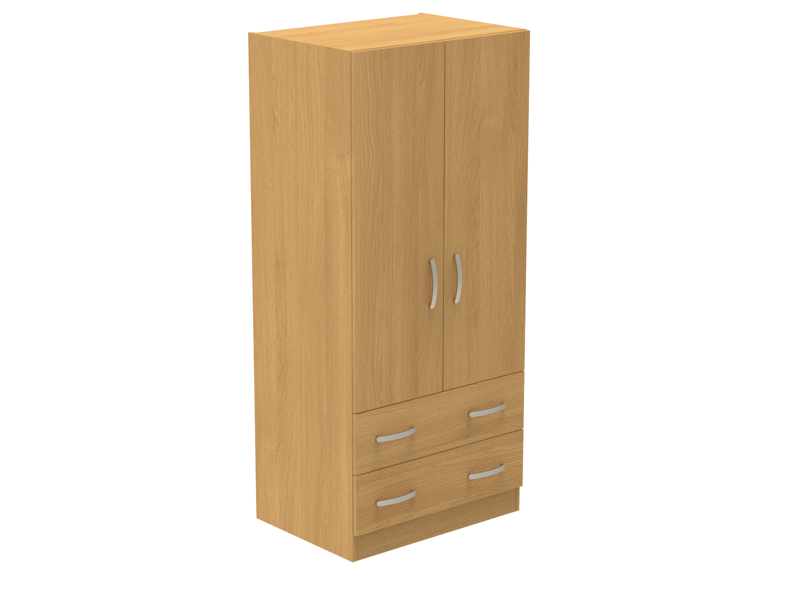 Amberley Double Wardrobe with 2 Drawers 800mm wide