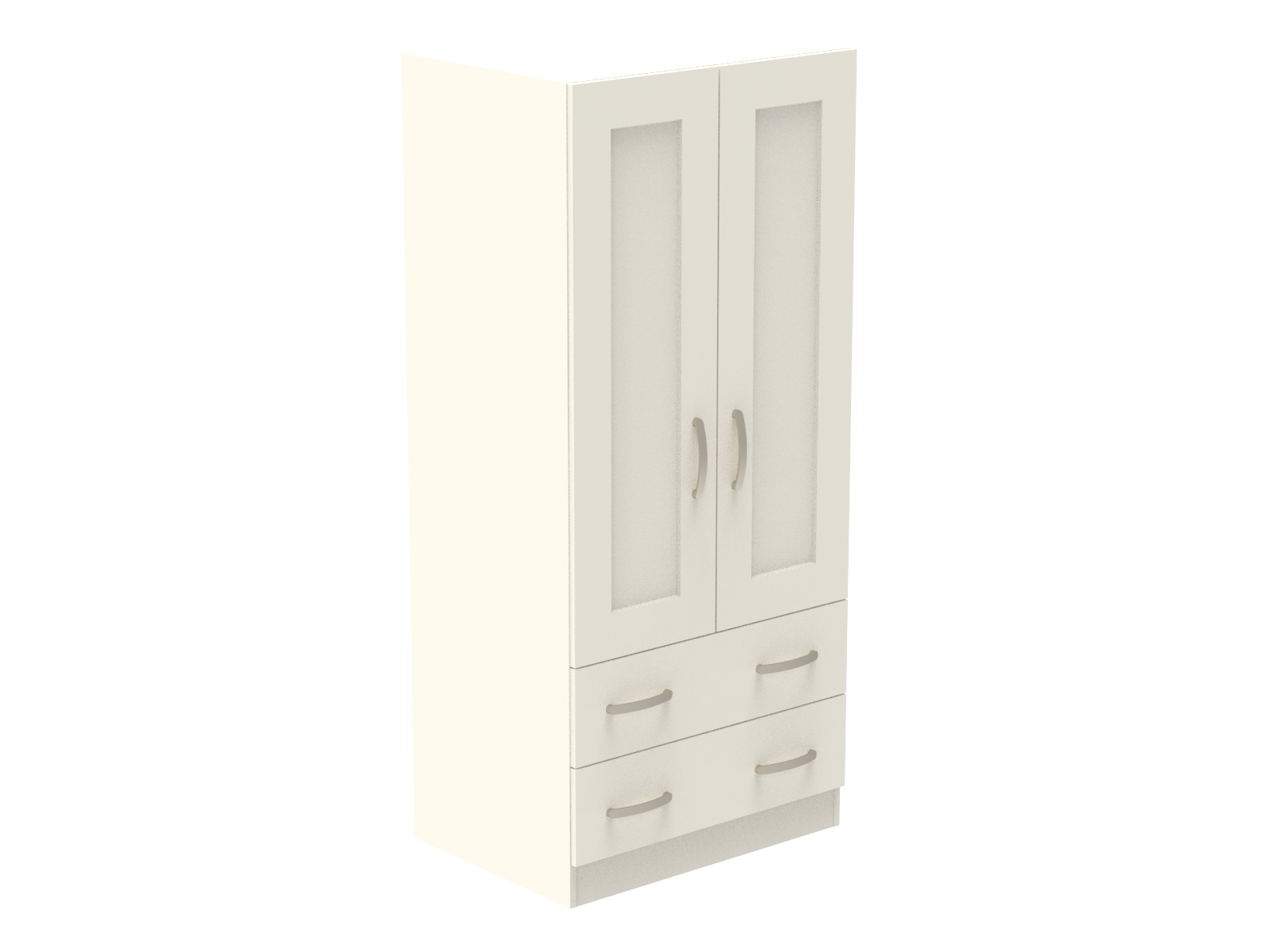 Caversham Double Wardrobe with 2 Drawers 800mm wide