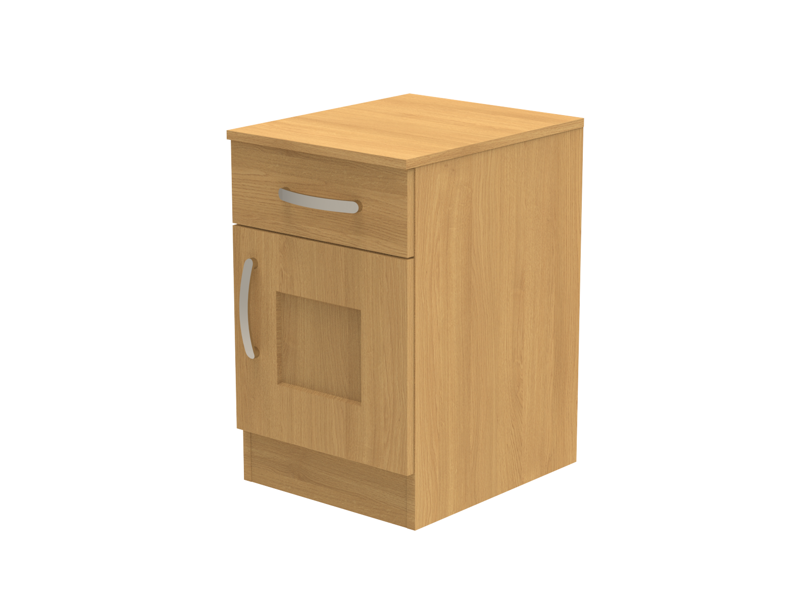 Caversham Single Drawer & Door Bedside Cupboard 400mm wide (Right Handed)