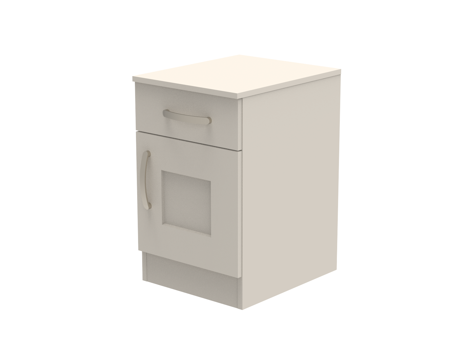 Caversham Single Drawer & Door Bedside Cupboard 400mm wide (Right Handed)