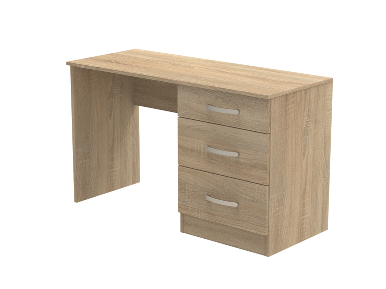 Caversham 3 Drawer Dressing Table 1200mm wide (Right Handed)