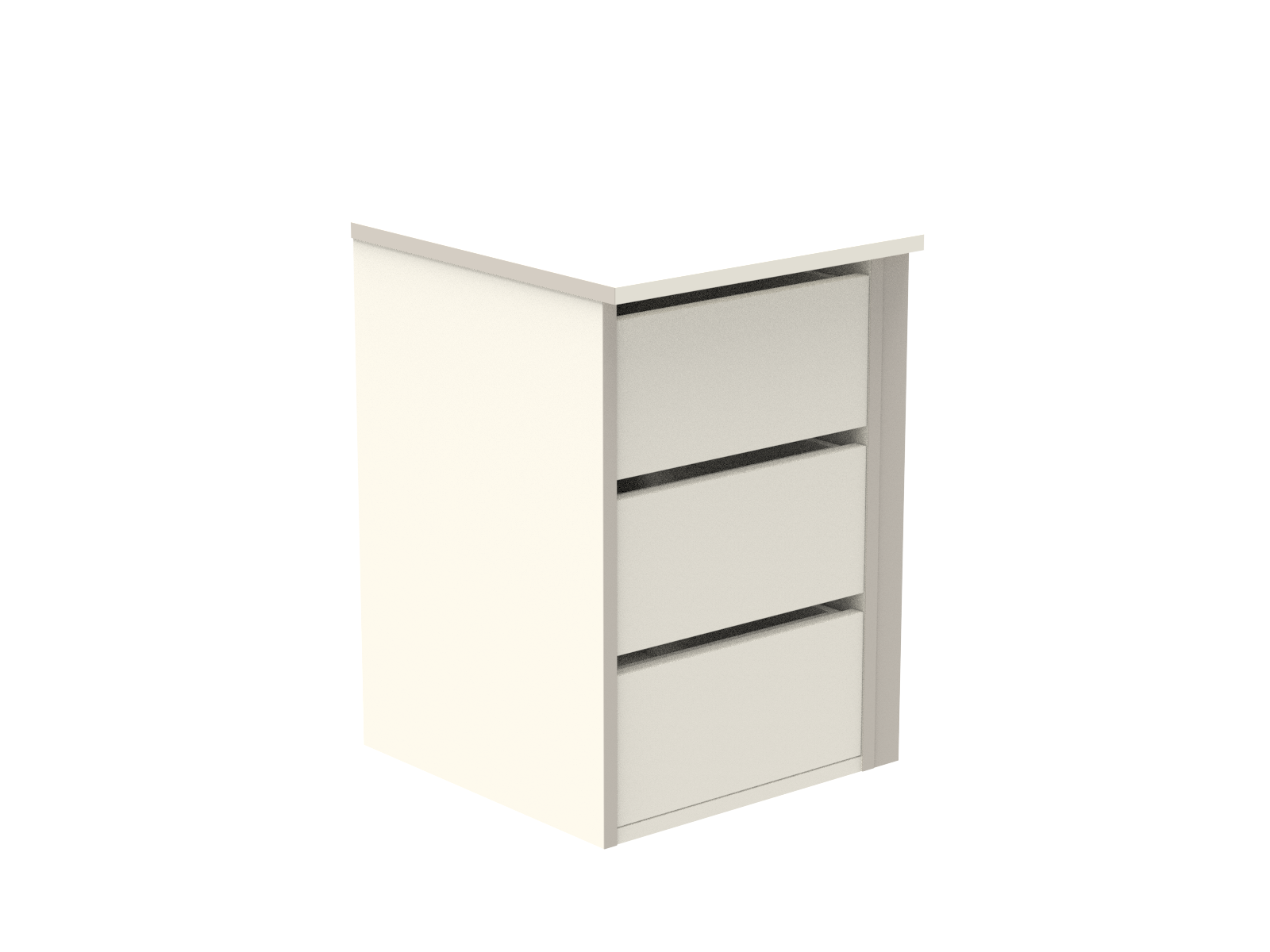 Wardrobe - Interior 3 Drawer Unit - 440mm wide